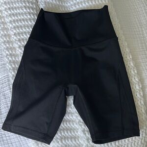 Women's Black High-Waisted Shorts